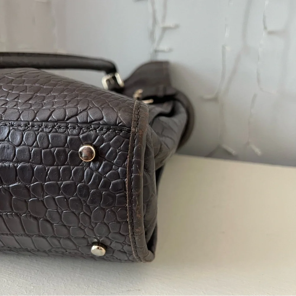 Kate Spade Vanston Croc Embossed Jackson Work Tote/Purse